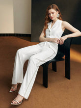 MOTF PREMIUM FAUX PEARL BEADED PRESS CREASE JUMPSUIT